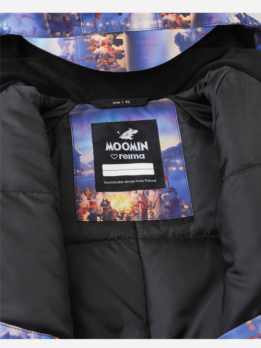 New Reima Finland Moomin Unisex Kids Snowsuit 2T - Picture 9 of 11